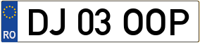 Truck License Plate